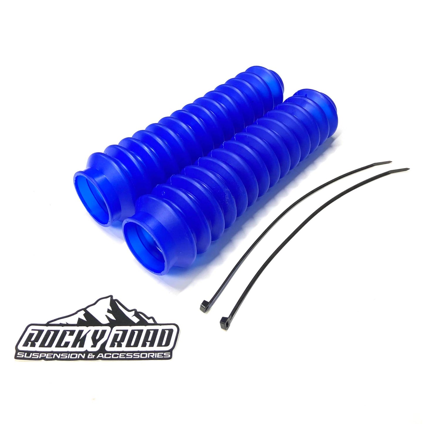 BLUE Universal 2” x 11” Shock Absorber Dust Boots Covers (PAIR)