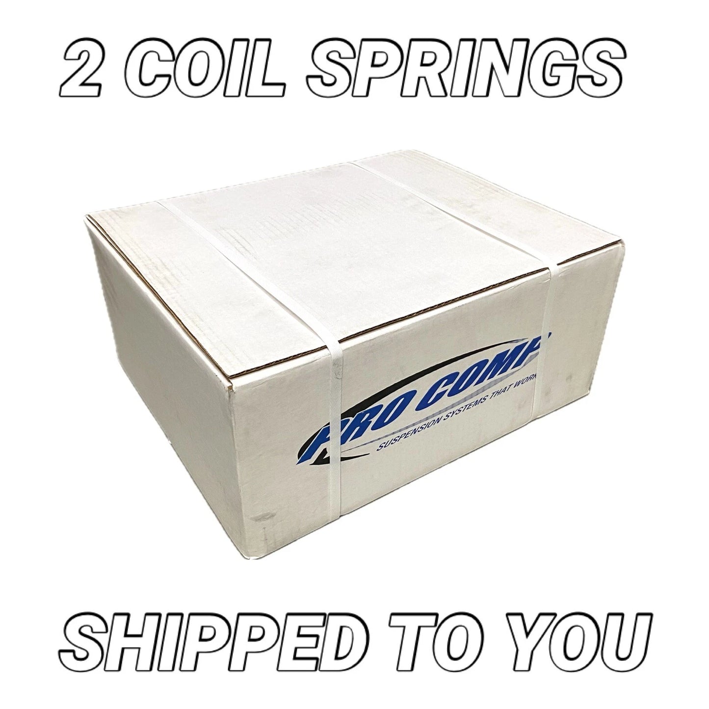 Pro Comp 2.5” Lift Front Coil Springs (2) For 2007-2018 Jeep Wrangler JK 2DR