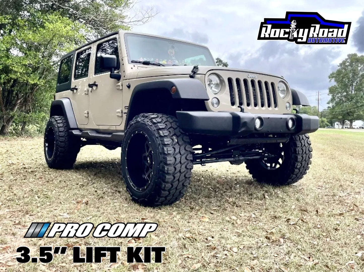 Pro Comp 3.5” Lift Kit with Shocks (4) for 2007-2018 Jeep Wrangler JK 4dr / 2dr