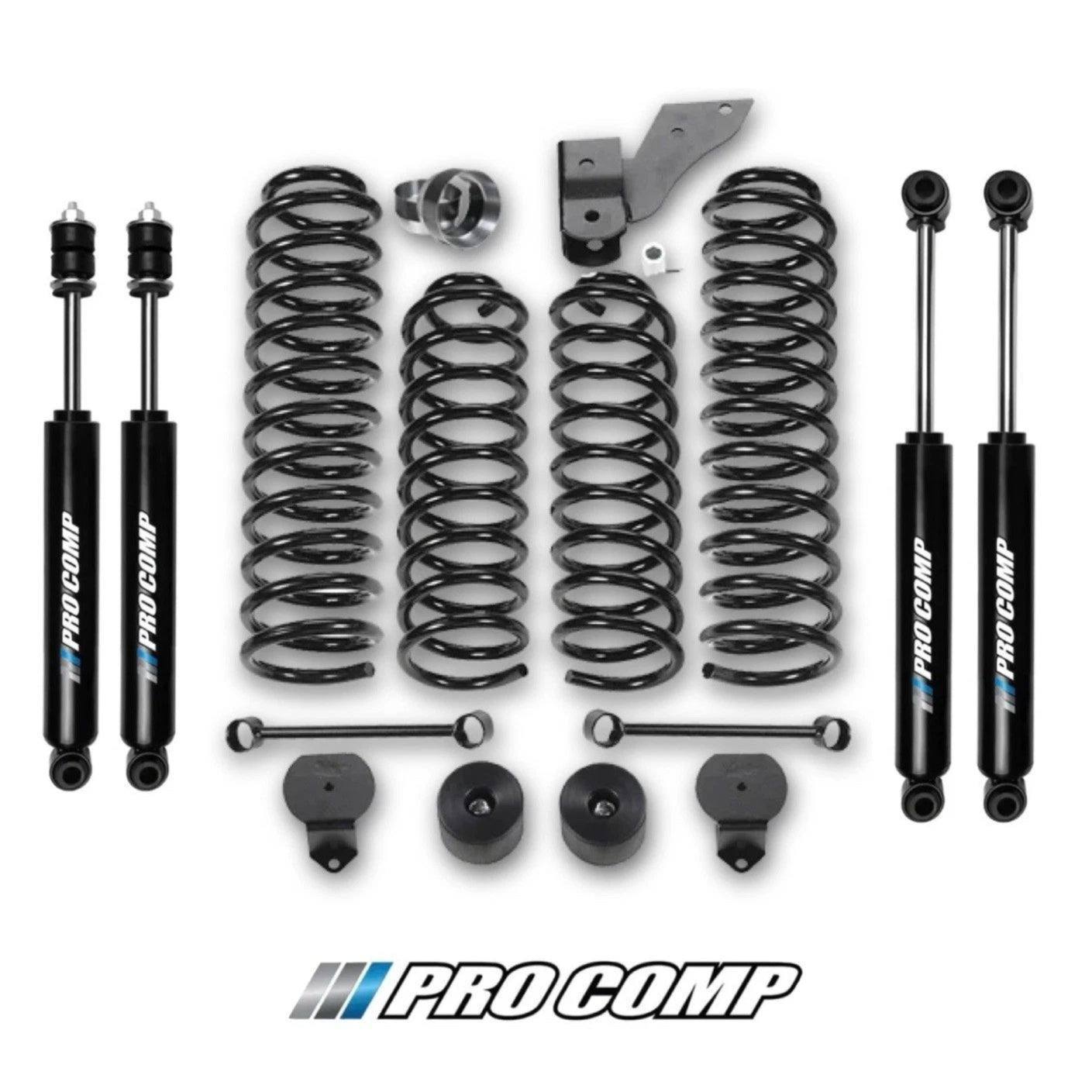 Pro Comp 3.5” Lift Kit with Shocks (4) for 2007-2018 Jeep Wrangler JK 4dr / 2dr