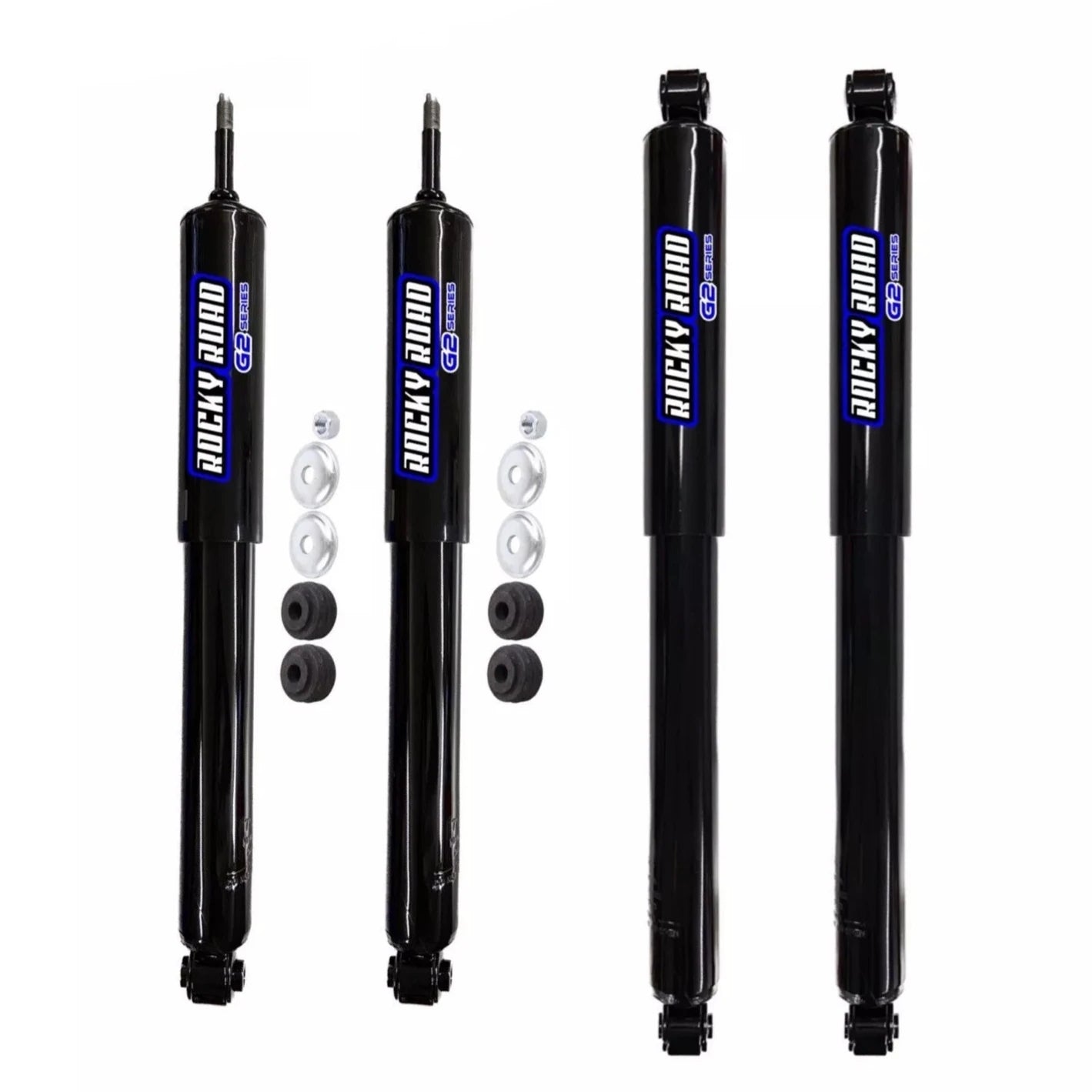 Rocky Road G2 Shocks (Set of 4) for 2005-2016 Ford F250 F350 Super Duty 4x4 4WD