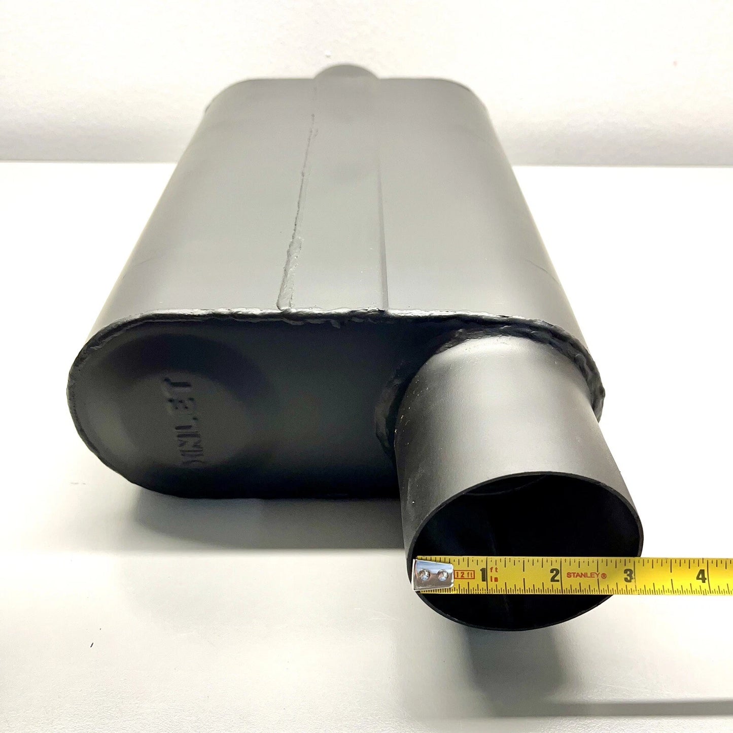 SpeedFX Performance Exhaust Muffler 3” Single Offset Inlet w/ 3" Center Outlet