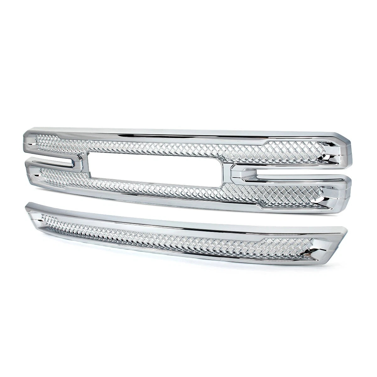 CHROME Grille Overlay Inserts kit for 2019-2021 GMC Sierra 1500 SLT AT4