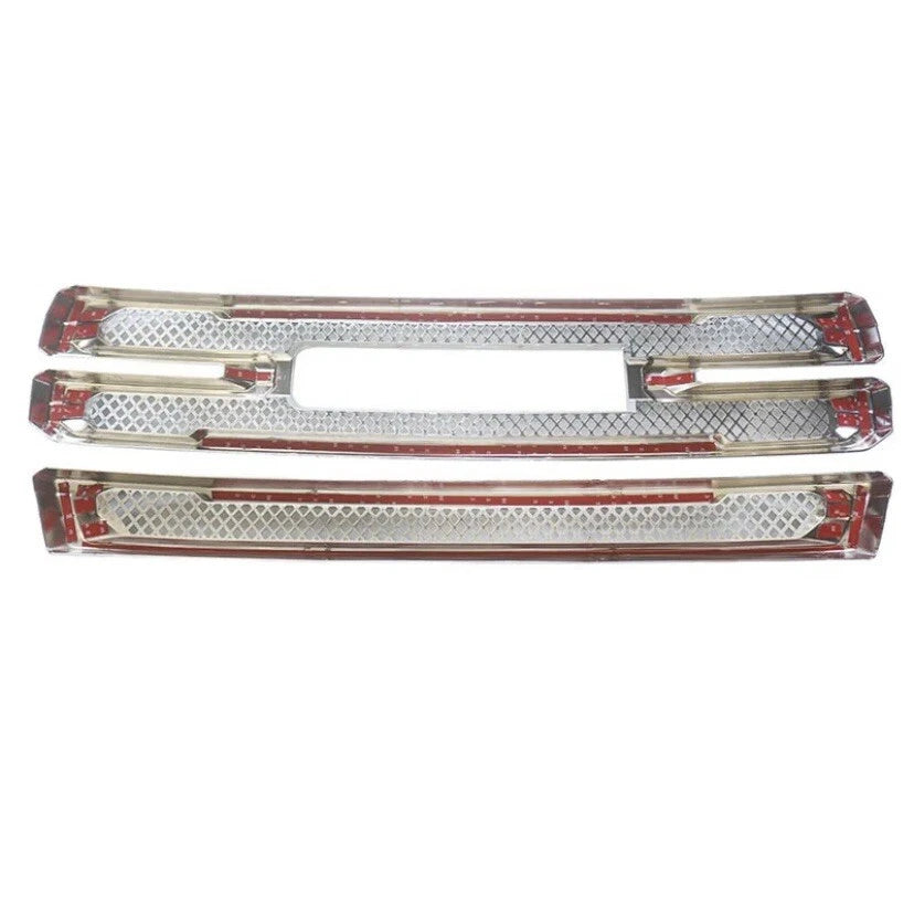 CHROME Grille Overlay Inserts kit for 2019-2021 GMC Sierra 1500 SLT AT4