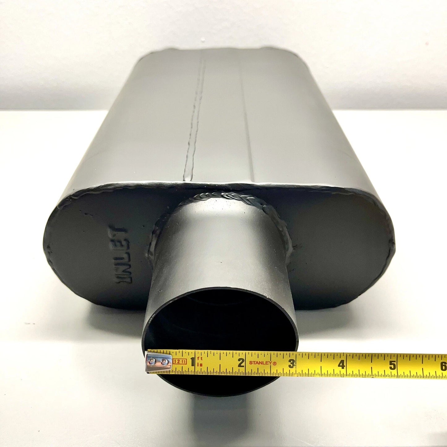 SpeedFX Performance Exhaust Muffler 3” Single Inlet w/ Dual 2.5” Outlet