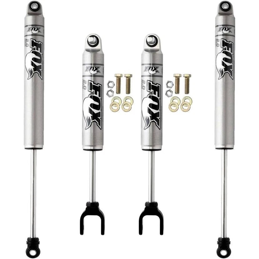 FOX 2.0 Performance Shocks (4) for 2011-2019 Silverado Sierra 2500HD 3500HD 0-1"