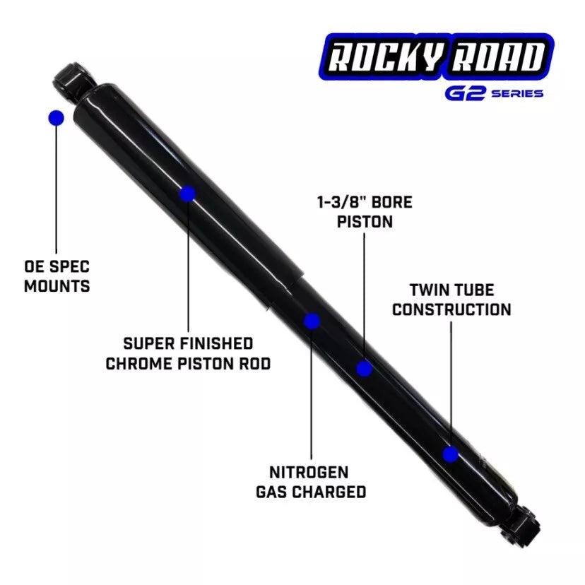 Rocky Road G2 Shocks (Set of 4) for 1999-2006 Silverado Sierra 1500 2WD