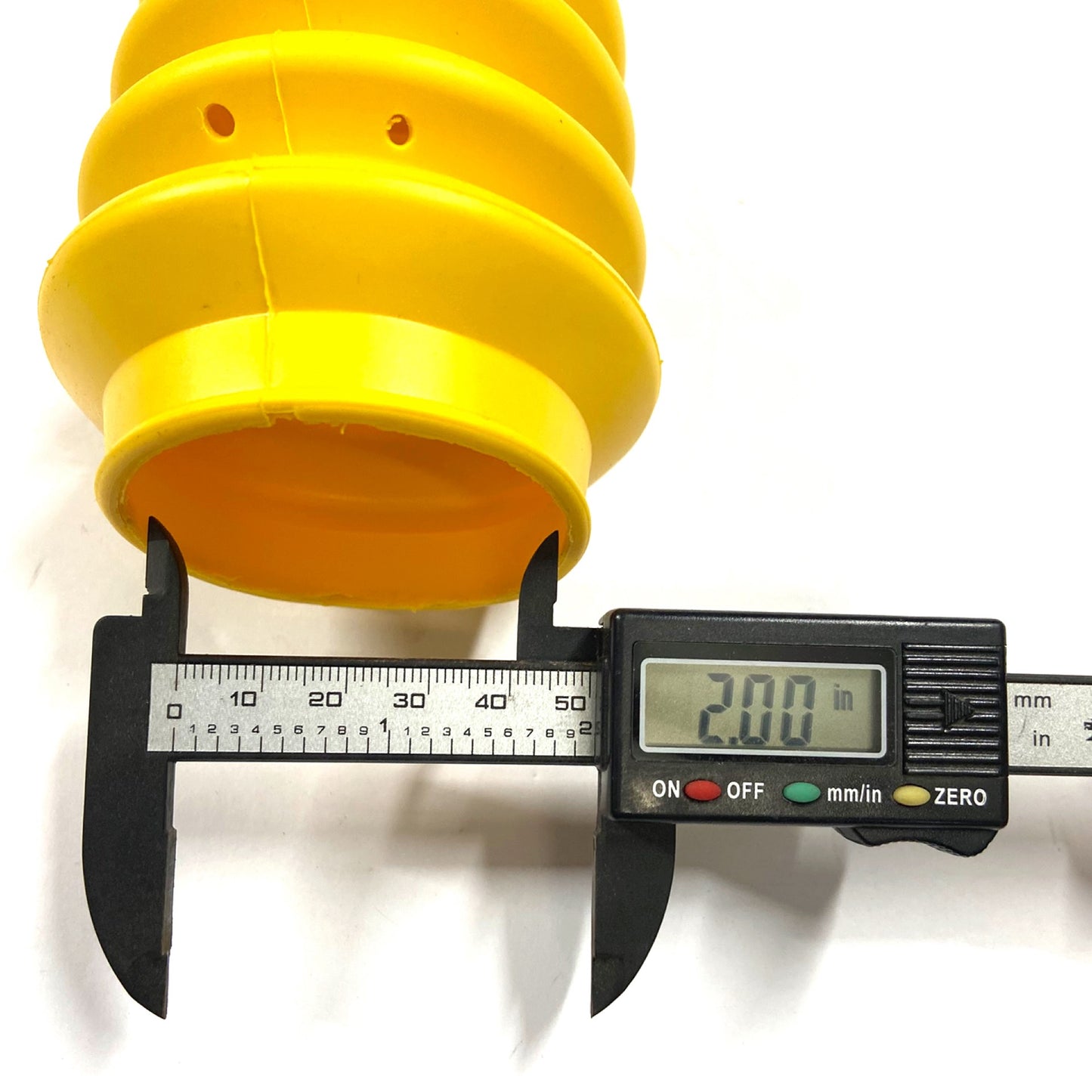 YELLOW 2" x 11" Universal Shock Absorber Dust Boots (Set of 4)