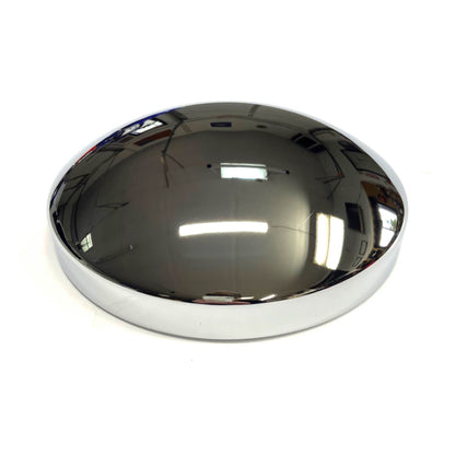 Chrome 9.5” Baby Moon Center Wheel Hub Cap - Universal, Classic, Push-On, STEEL