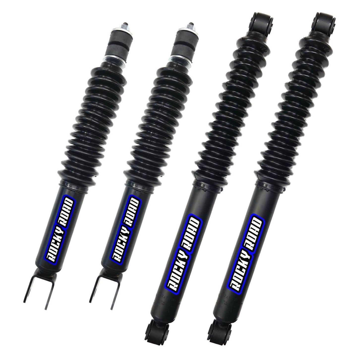 Rocky Road 1-3" LIFT Shock Absorbers for 1999-2006 Chevy Silverado GMC Sierra 1500 4x4 (Set of 4)