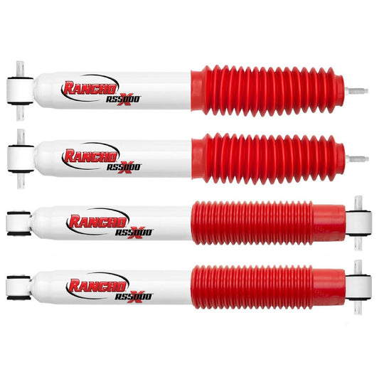 Rancho RS5000X Shocks (4) for 1984-2001 Jeep Cherokee XJ