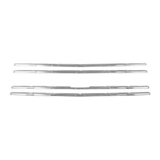 Chrome Snap On Grille Overlay 4pc Trim Kit for 2015-2019 Silverado 2500HD 3500HD