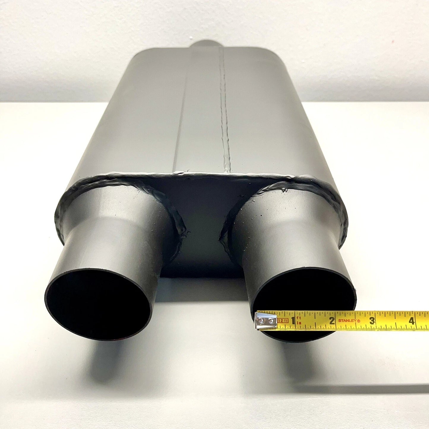 SpeedFX Performance Exhaust Muffler 3” Single Inlet w/ Dual 2.5” Outlet