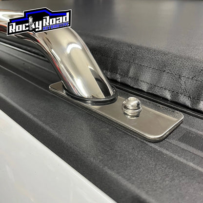 Stainless Steel Bed Rails for 2020-2026 Silverado Sierra 2500HD 3500HD 6.8ft Bed
