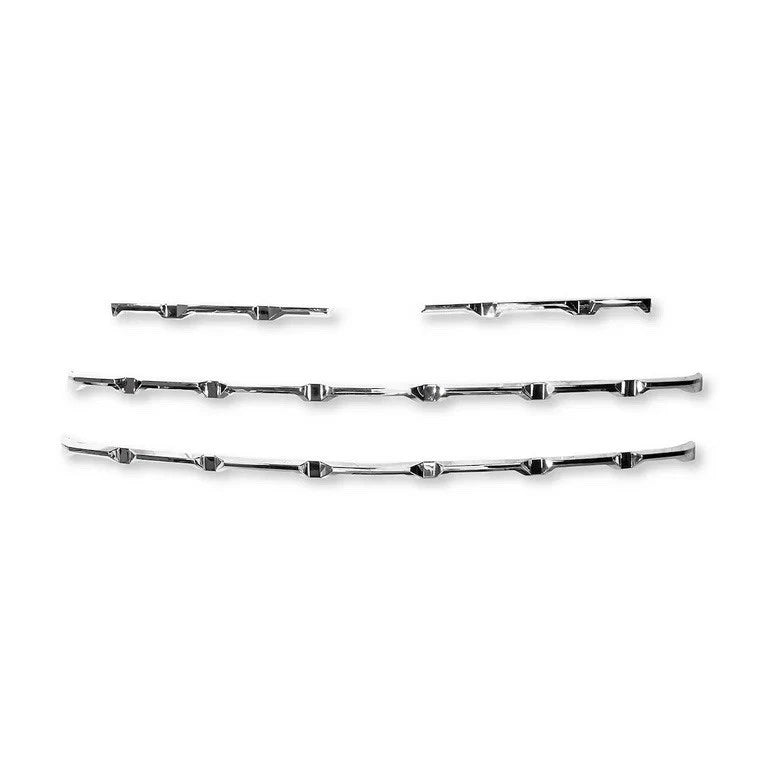 Chrome Grille Overlay Insert Trim Kit for 2022-2026 Chevy Silverado 1500 LT / RST