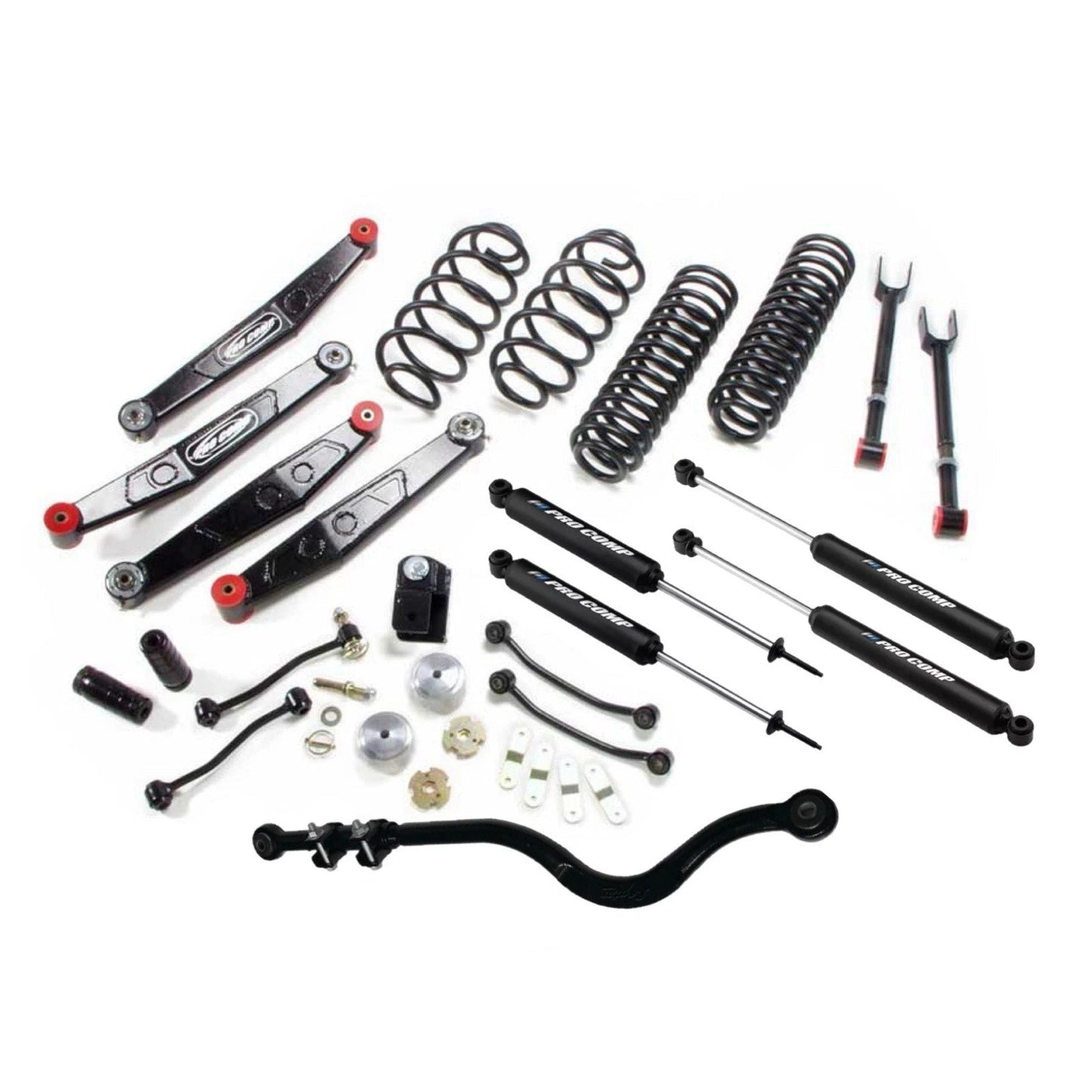 Pro Comp 3.5” Stage II Short Arm Lift Kit for 2007-2018 Jeep Wrangler JK 4DR