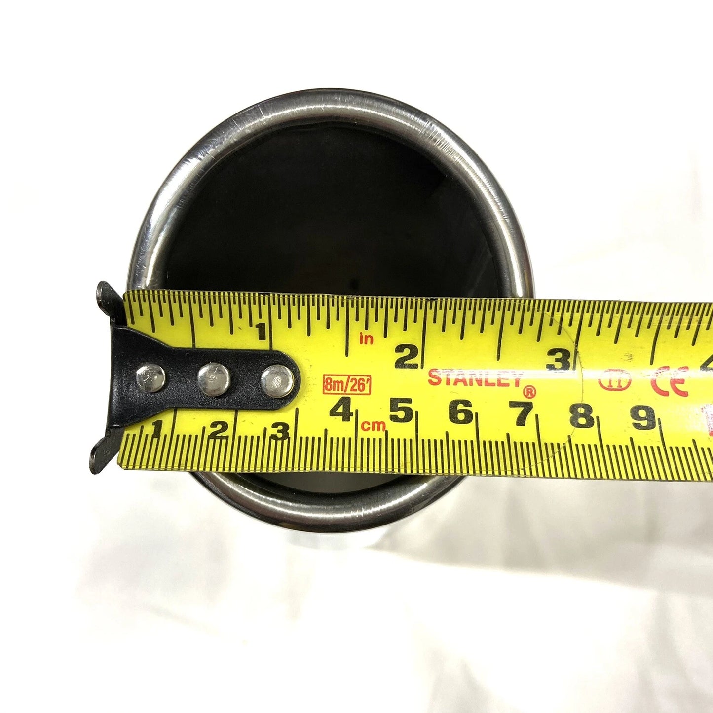 Universal Stainless Steel Exhaust Tip 1.5-2” Inlet, 2.75” Outlet, 6.5” Length