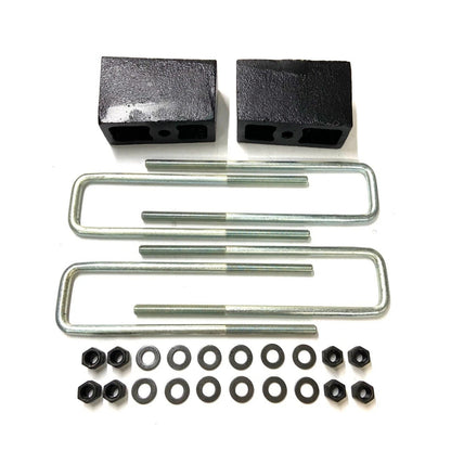 Pro Comp 4” Rear Lift Blocks & U-Bolt Kit for 2004-2024 Nissan Titan