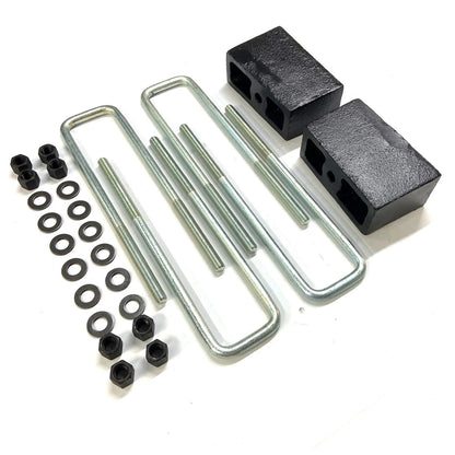 Pro Comp 4” Rear Lift Blocks & U-Bolt Kit for 2004-2024 Nissan Titan