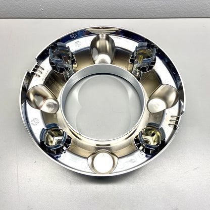 2 Front Chrome Center Wheel Open Hub Caps for 2017-2025 Ford F250 F350 Super Duty 4WD