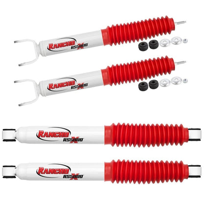 Rancho RS5000X 1-2.5" Front, 0" Rear Shocks (4) for 1999-2006 Silverado Sierra 1500 4x4