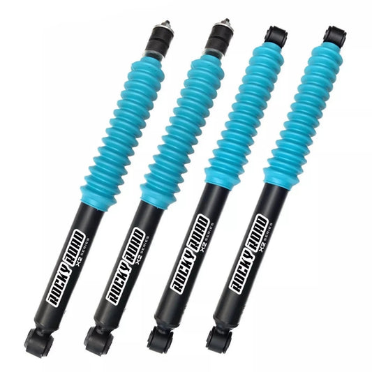 Rocky Road X2 Shocks (Set of 4 w/ Boots) for 1987-1995 Jeep Wrangler YJ 0-1” LIFT