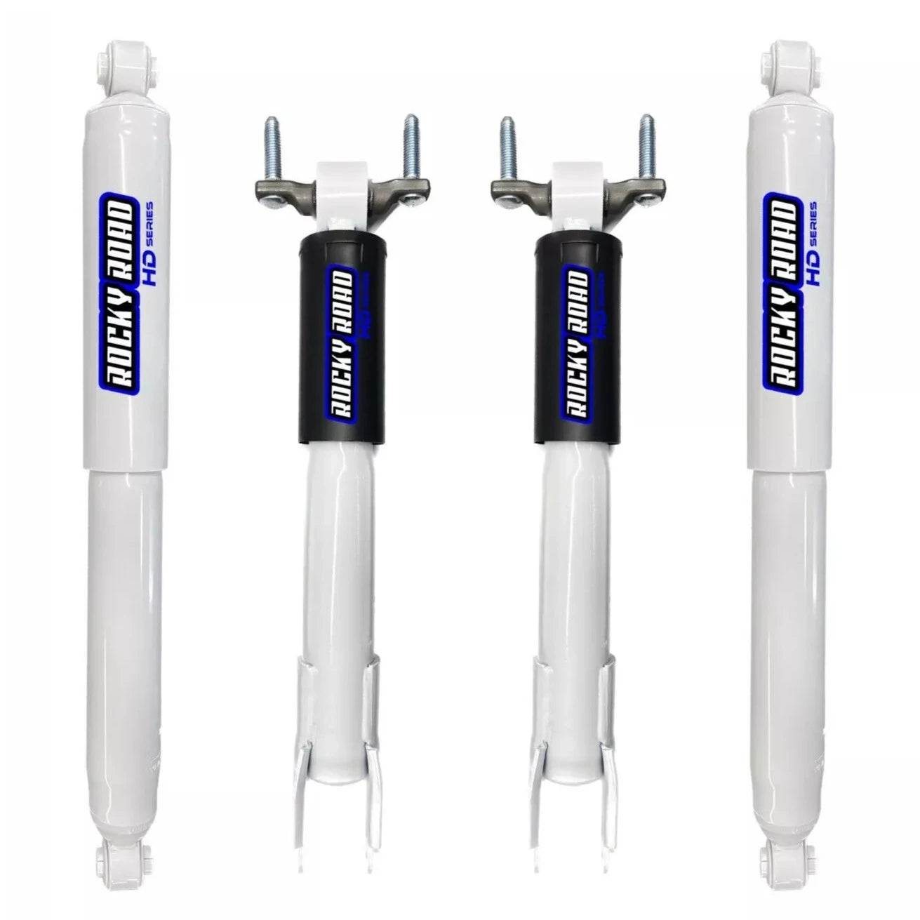 Rocky Road HD Shocks (Set of 4) for 2011-2024 Chevy Silverado GMC Sierra 2500HD 3500HD