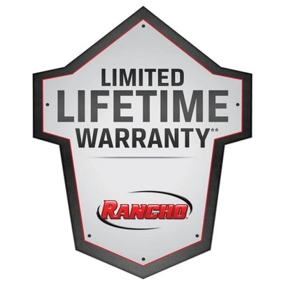 Rancho RS5000X 1-2.5" Front, 0-2.5" Rear Shocks (4) for 1988-1998 K1500 K2500 Pickup 4x4