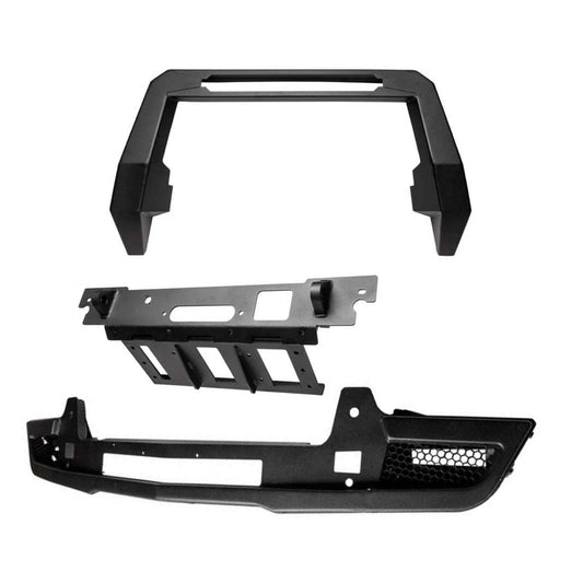 Smittybilt Hidden Winch Front Bumper Plate & Bar for 2019-2021 Silverado 1500
