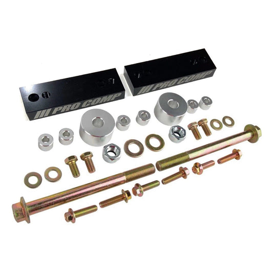 Pro Comp Sway Bar Drop Brackets Diff Spacer Kit for 2005-2023 Tacoma w/ 2-4" Lift