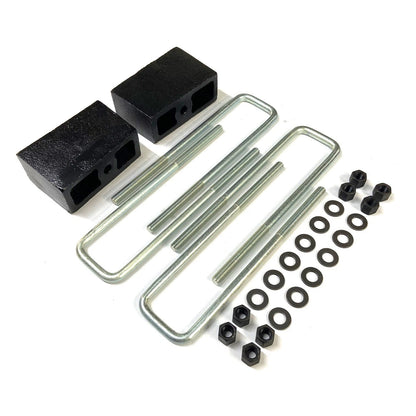 Pro Comp 4” Rear Lift Blocks & U-Bolt Kit for 2004-2024 Nissan Titan