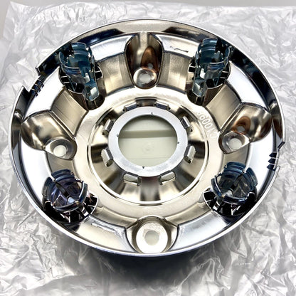 2 Rear Chrome 3.75" Center Wheel Hub Caps for 2017-2025 Ford F250 F350 Super Duty
