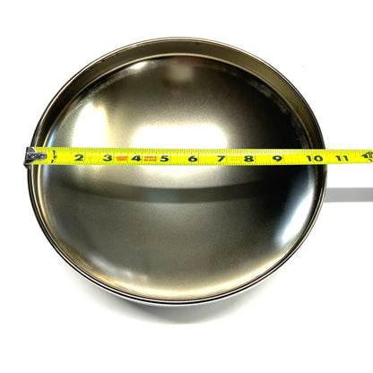 Chrome 10.5” Baby Moon Center Wheel Hub Cap - Universal, Classic, Push-on, STEEL