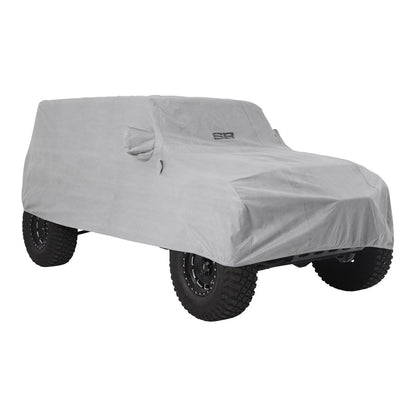 Smittybilt Full Climate Exterior Cover Gray for 2018-2025 Wrangler JL 4DR