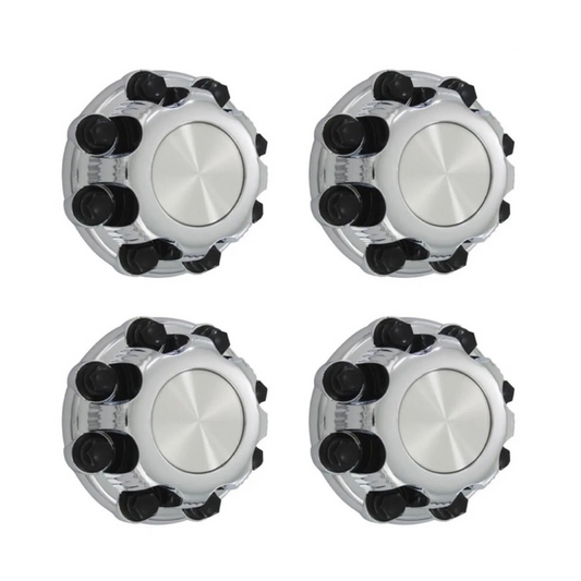 Chrome Center Wheel Hub Caps (Set of 4) for 1999-2006 Silverado Sierra 2500HD 3500HD