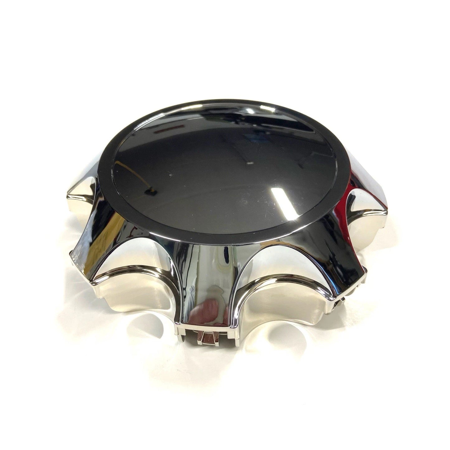 Chrome 7” Wheel Center Hub Caps (4) for 2011-2026 Silverado Sierra 2500HD 3500HD