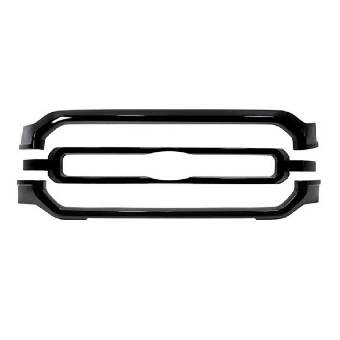 Gloss Black Grille Grill Overlay Insert Trim Kit for 2021-2023 Ford F150 XL, XLT