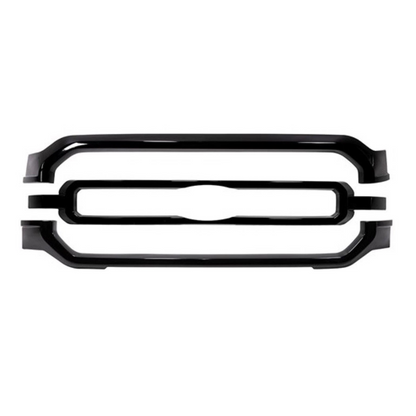 Gloss Black Grille Grill Overlay Insert Trim Kit for 2021-2023 Ford F150 XL, XLT