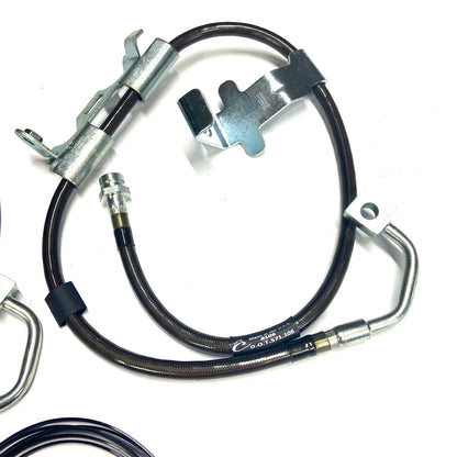 Rubicon Express Extended Front SS Brake Lines for Jeep Gladiator JT Wrangler JL