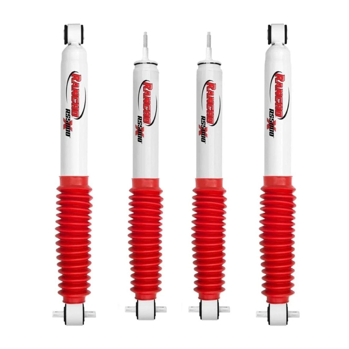 Rancho RS5000X 2.5" Lift Shocks (4) for 1997-2006 Jeep Wrangler TJ