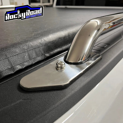 Stainless Steel Bed Rails for 2020-2026 Silverado Sierra 2500HD 3500HD 6.8ft Bed