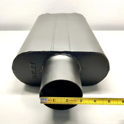 SpeedFX Performance Exhaust Muffler 3” Single Inlet w/ Dual 2.5” Outlet