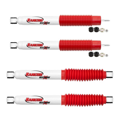 Rancho RS5000X Shocks (4) For 1999-2010 Silverado Sierra 2500HD 3500HD