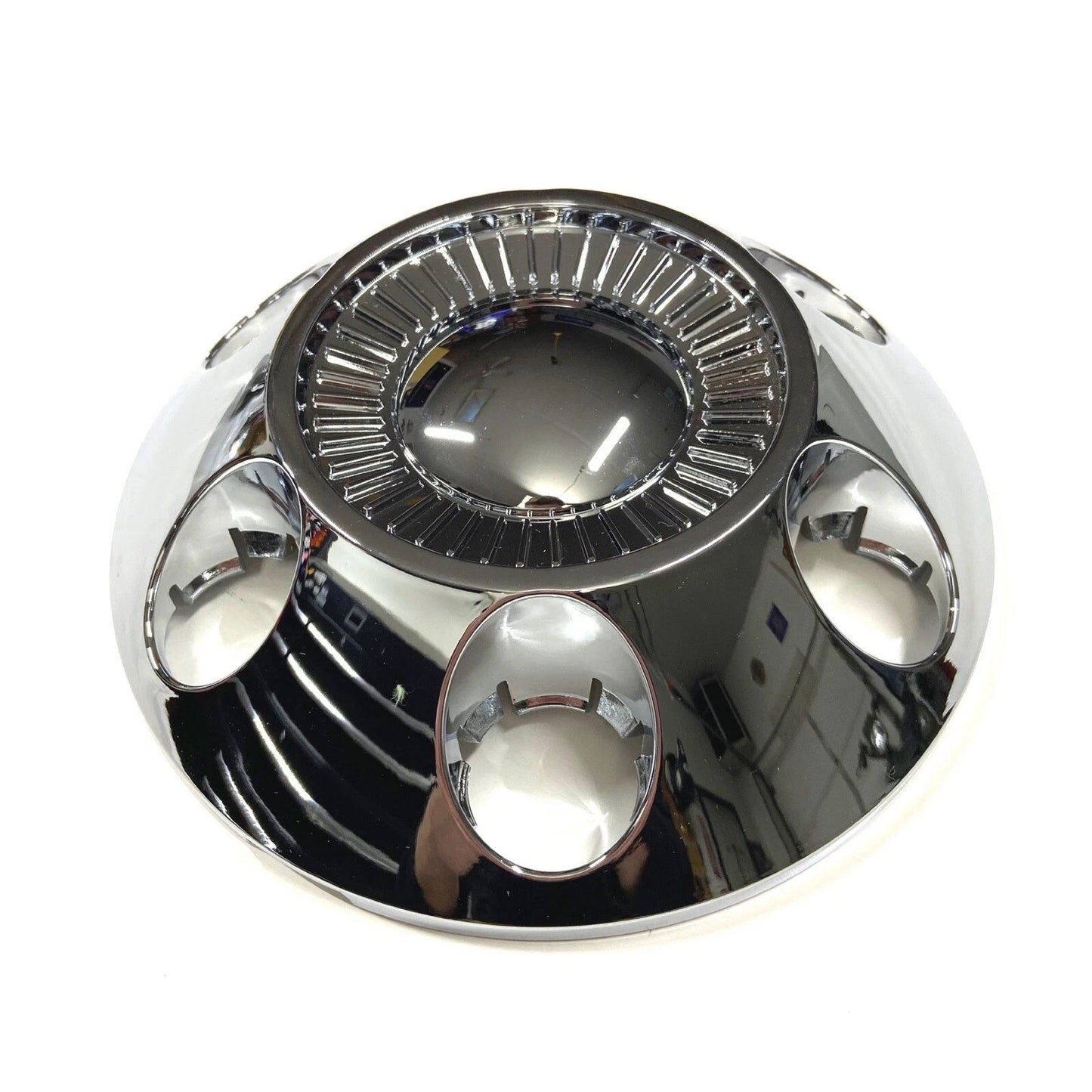 Chrome Replica Center Hub Caps (Set of 4) for 2008 Ford F150 Harley Davidson Edition