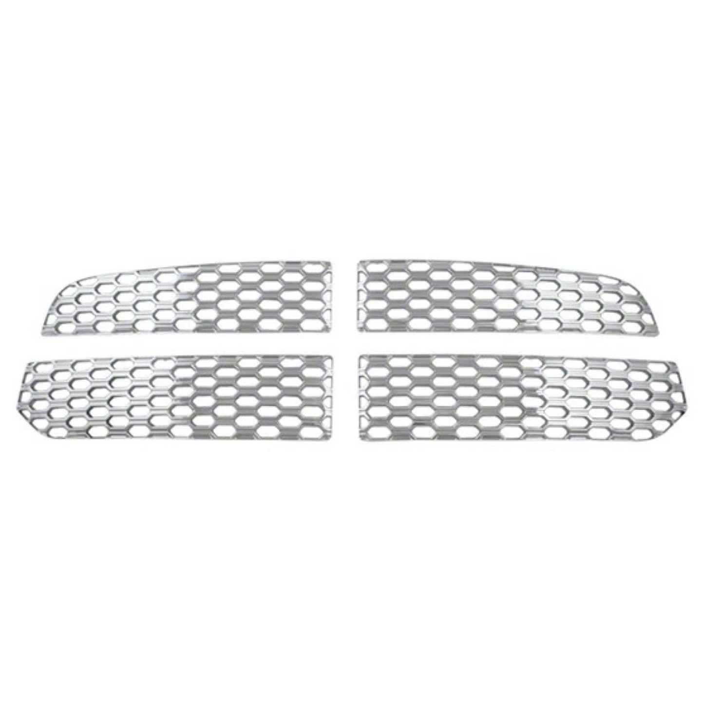 Chrome Snap On Grille Overlay 4pc Trim Kit for 2013-2018 RAM 1500 / Classic