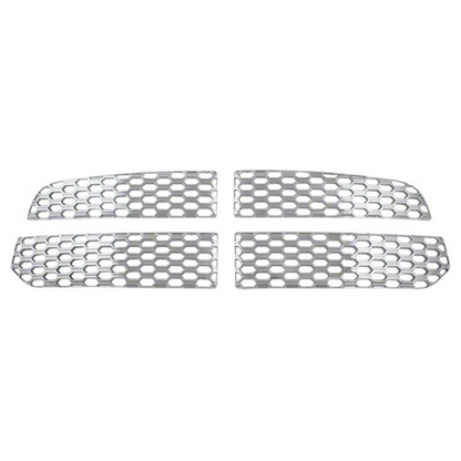 Chrome Snap On Grille Overlay 4pc Trim Kit for 2013-2018 RAM 1500 / Classic