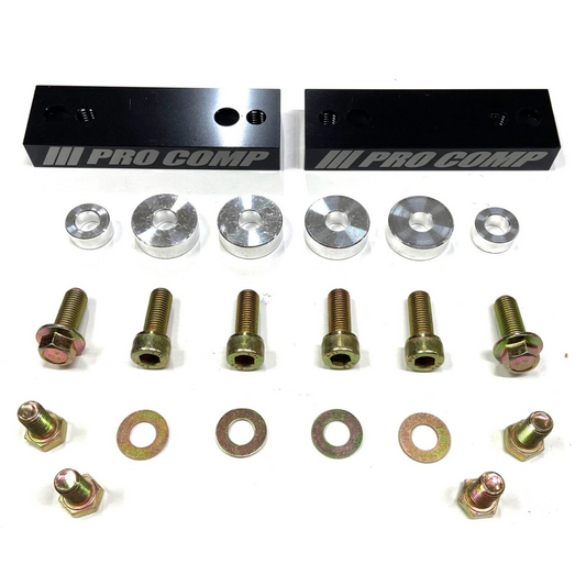 Pro Comp Sway Bar Drop Brackets Diff Spacer Kit for 2010-2024 4Runner / FJ Cruiser