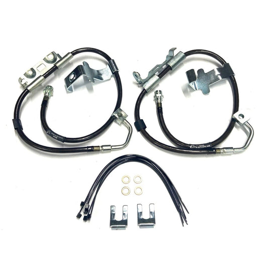 Rubicon Express Extended Front SS Brake Lines for Jeep Gladiator JT Wrangler JL