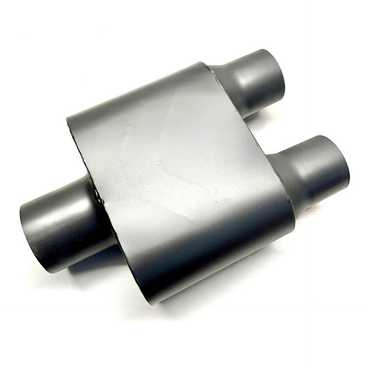 SpeedFX Performance Exhaust Muffler 3” Single Inlet w/ Dual 2.5” Outlet Shorty