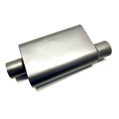 SpeedFX Performance Exhaust Muffler 3” Single Offset Inlet w/ 3" Center Outlet